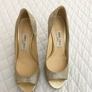 Jimmy Choo Gold Women's Shoes